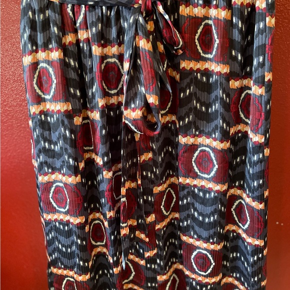 Lane Bryant NWT‎ Size 14 Geometric Pattern Skirt with Elastic Waist & Sash - Picture 5 of 10